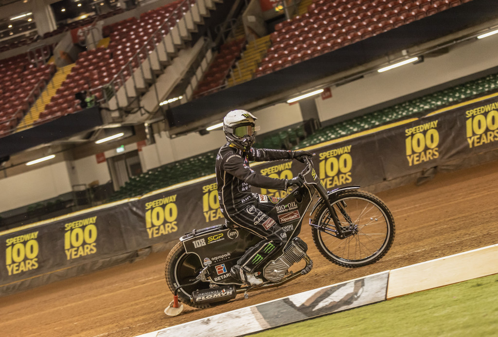 Woffy set for Cardiff Speedway GP No.11. PHOTO: Taylor Lanning