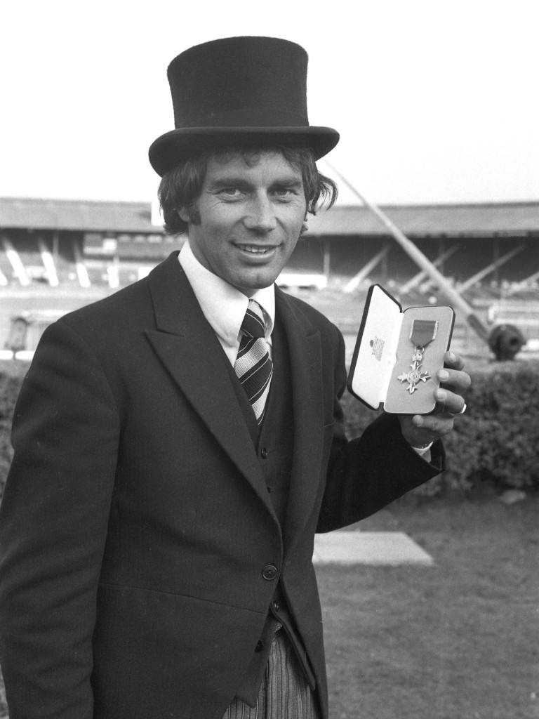 Mauger picked up an MBE for services to speedway in 1976. PHOTO: The John Somerville Collection