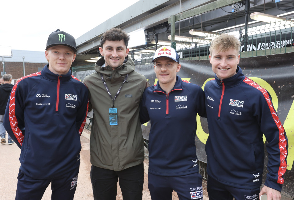 Will with the GB Speedway Team