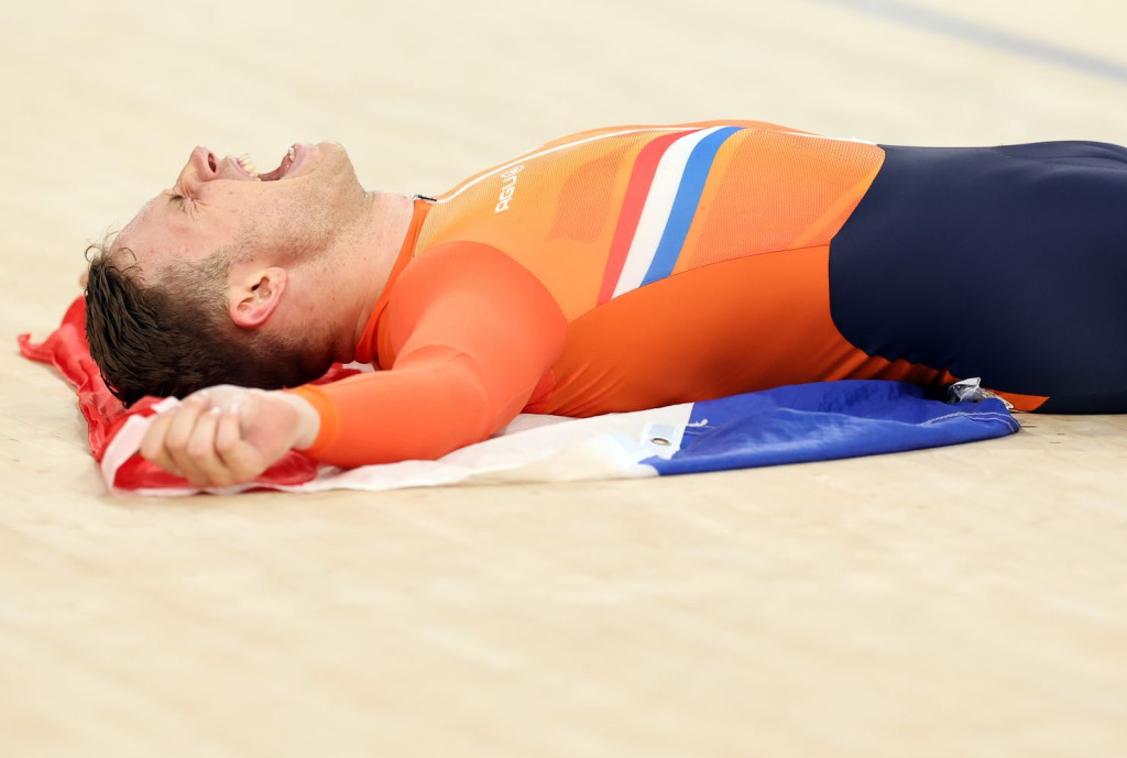 Double UCI Track Champions League winner Harrie Lavreysen (the Netherlands)