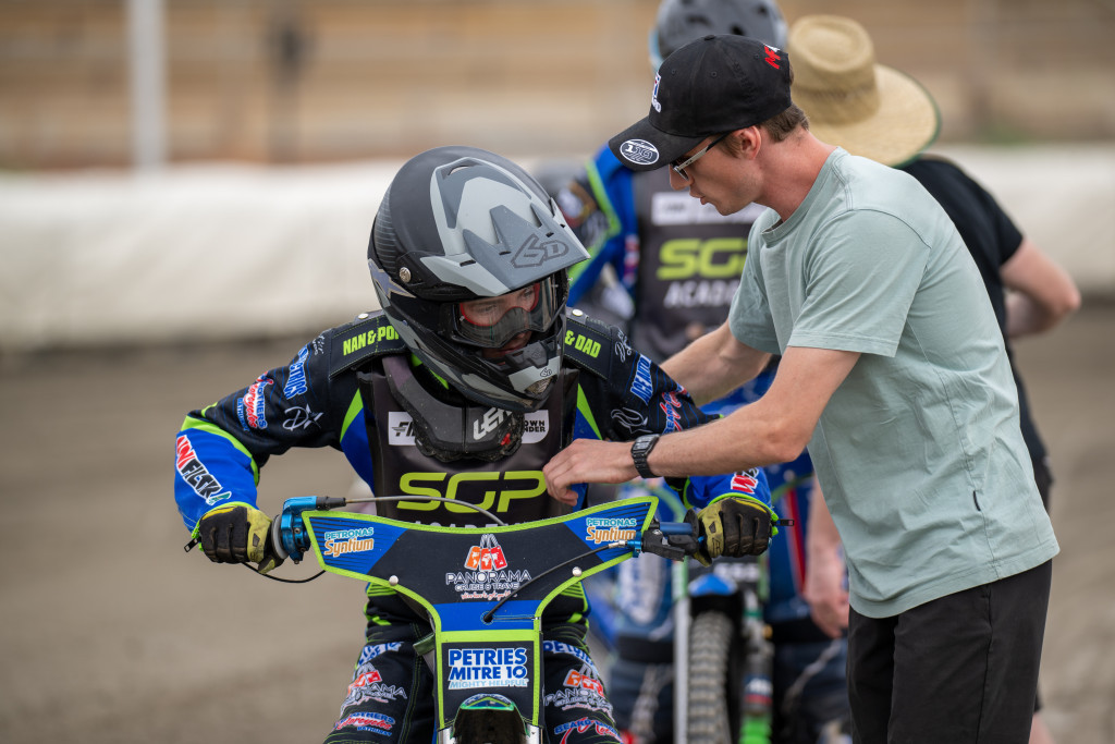 A few words of advice from Max Fricke. PHOTO: © RbMotoLens - Rob Mott / WBD Sports / MA