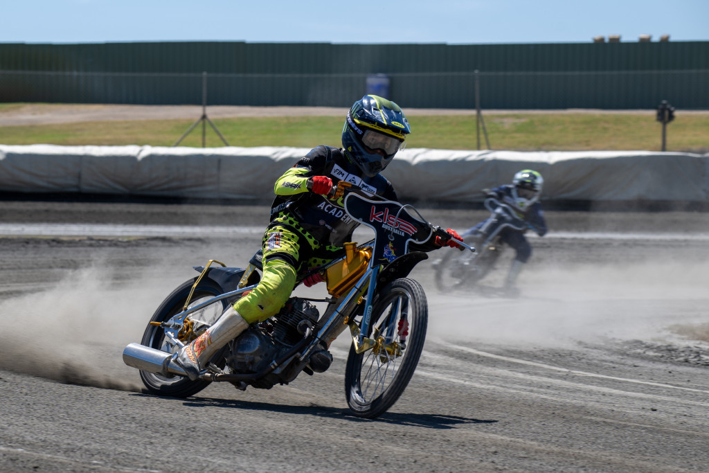 The FIM SGP Academy - Down Under stars in action. PHOTO: © RbMotoLens - Rob Mott / WBD Sports / MA