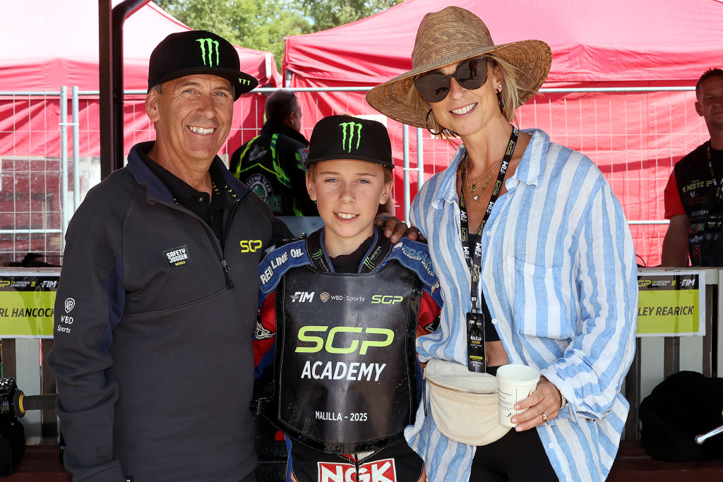 Proud parents Greg and Jennie Hancock with son Karl. PHOTO: Jarek Pabijan