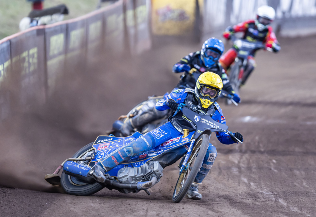 Poland's Wiktor Przyjemski won the opening SGP2 round in Malilla. PHOTO: Taylor Lanning