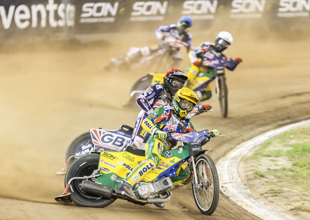 Aussie racer Mitchell McDiarmid led his side to bronze. PHOTO: Taylor Lanning