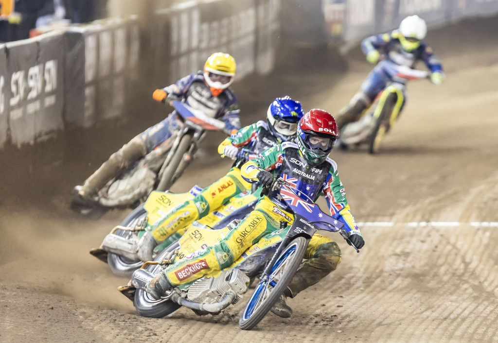 Kurtz leads Holder to a 7-2 win for the Aussies. PHOTO: Taylor Lanning